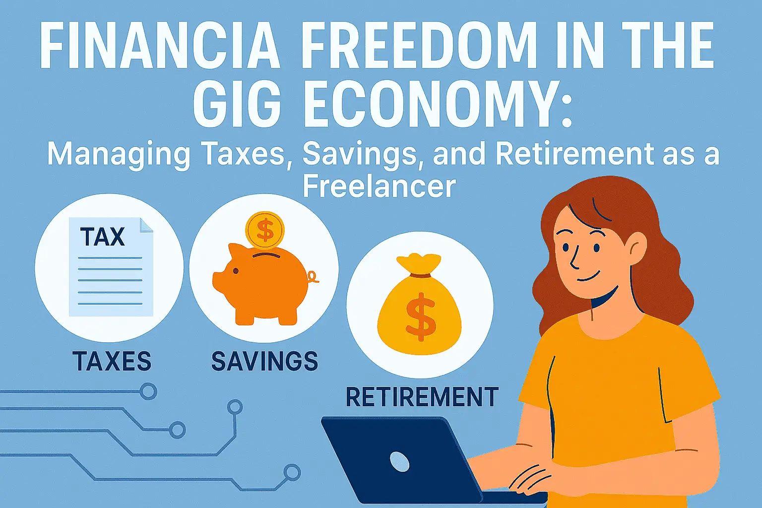 Financial Freedom in the Gig Economy: Managing Taxes, Savings, and Retirement as a Freelancer