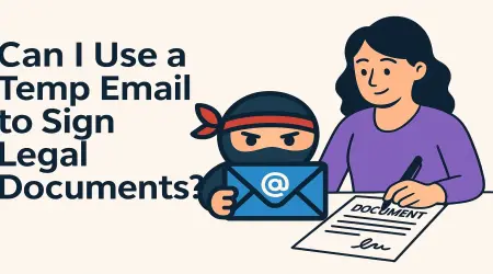 Can I Use a Temp Email to Sign Legal Documents?